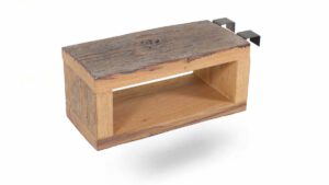 Nachtkastje Oud eiken Rough