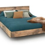 tweepersoonsbed oud eiken bed zwevend