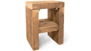 Nachtkastje oud eiken grenen planken rough