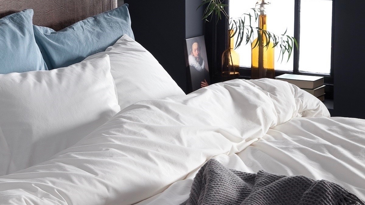 Dekbedovertrek Beat white-0 Dekbedovertrek Beat white-0