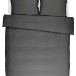 dekbedovertrek antraciet essenza guy tweepersoonsbed