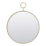 Ronde bronzen spiegel