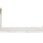 Wit marmeren wandplank