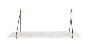 Wit marmeren wandplank