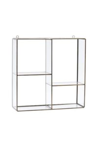 Wandkast glas stalen frame