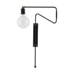 Wandlamp Swing zwart