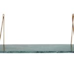 Groen marmeren wandplank