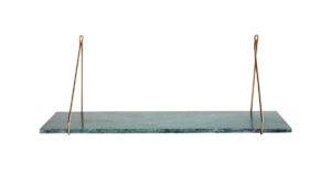 Groen marmeren wandplank