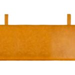 Leren hoofdbord okergeel