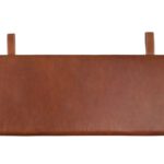 Leren hoofdbord bruin