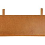 Leren hoofdbord cognac