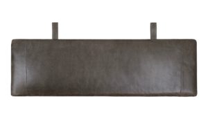 Leren hoofdbord grijs