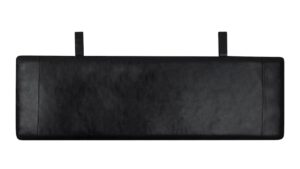Leren hoofdbord zwart
