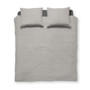 Organic Birk Grey dekbedovertrek