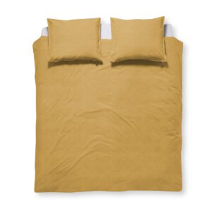 Birk Ochre Dekbedovertrek