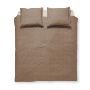 Organic Birk Walnut Dekbedovertrek
