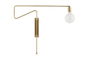 Productafbeelding van grote swing lamp messing