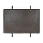 Hoge Leren Hoofdbord Grijs Kjell