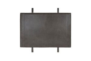 Hoge Leren Hoofdbord Grijs Kjell