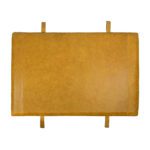 Hoge Leren Hoofdbord Okergeel Kjell