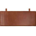 Lage Leren Hoofdbord Bruin FINN