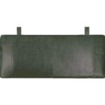 Lage Leren Hoofdbord Donkergroen FINN