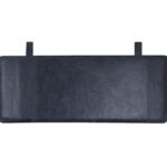 Lage Leren Hoofdbord Donkerblauw FINN