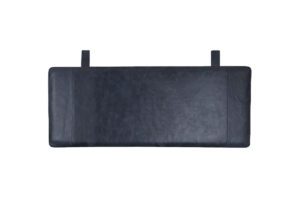 Lage Leren Hoofdbord Donkerblauw FINN