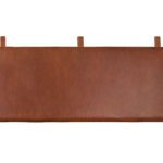 Medium Hoge Leren Hoofdbord Bruin SIMO