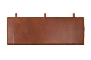 Medium Hoge Leren Hoofdbord Bruin SIMO