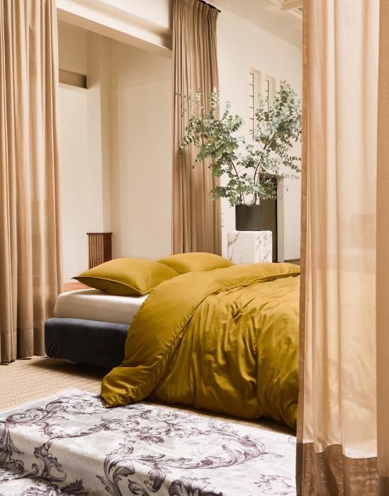 Sfeerfoto 1 Essenza Minte Dekbedovertrek Olive