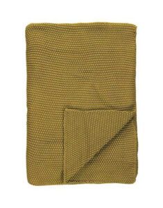 Productafbeelding Marc O'Polo Nordic gebreid kleed in de kleur mosterd