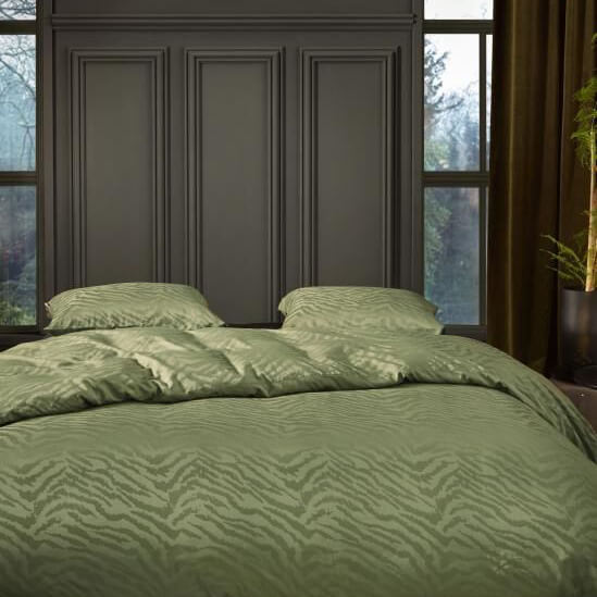 Sfeerfoto 1 essenza dekbedovertrek belen forest green